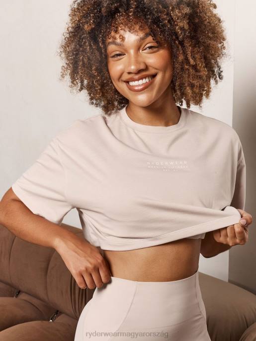 ruházat Ryderwear stride oversize póló kréta nők B48F762