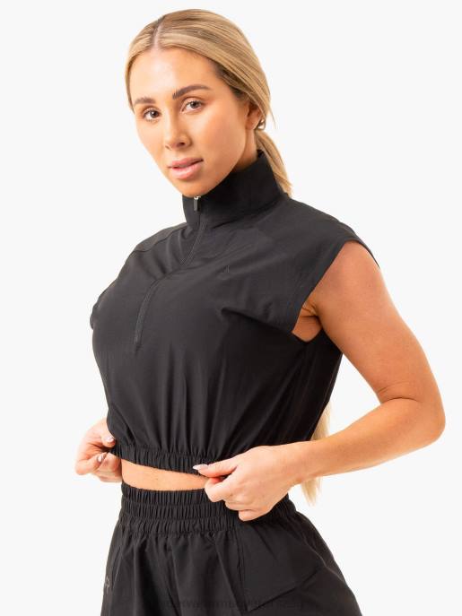 ruházat Ryderwear szinttel feljebb ujjatlan edzőfelső fekete nők B48F839
