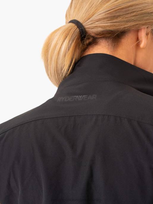ruházat Ryderwear szinttel feljebb ujjatlan edzőfelső fekete nők B48F839