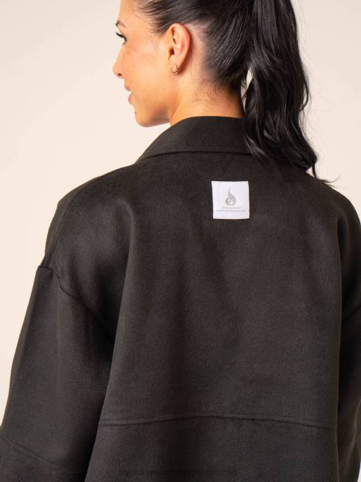 ruházat Ryderwear túlméretezett kagyló fekete nők B48F785