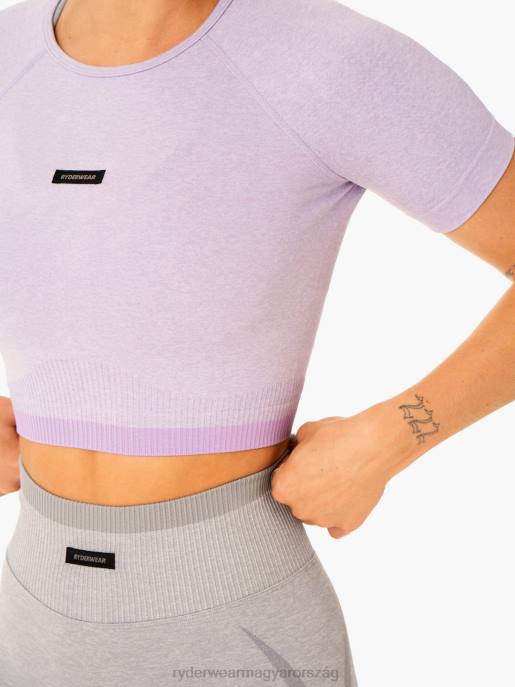 ruházat Ryderwear Excel varrat nélküli póló levendula márga nők B48F887