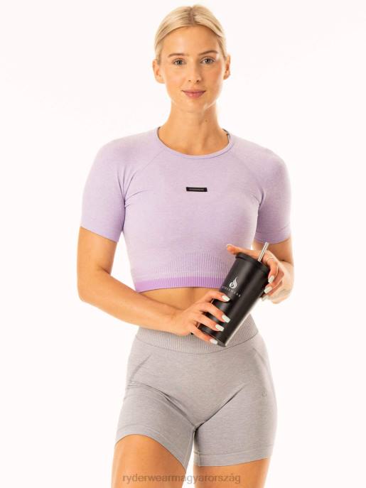 ruházat Ryderwear Excel varrat nélküli póló levendula márga nők B48F887