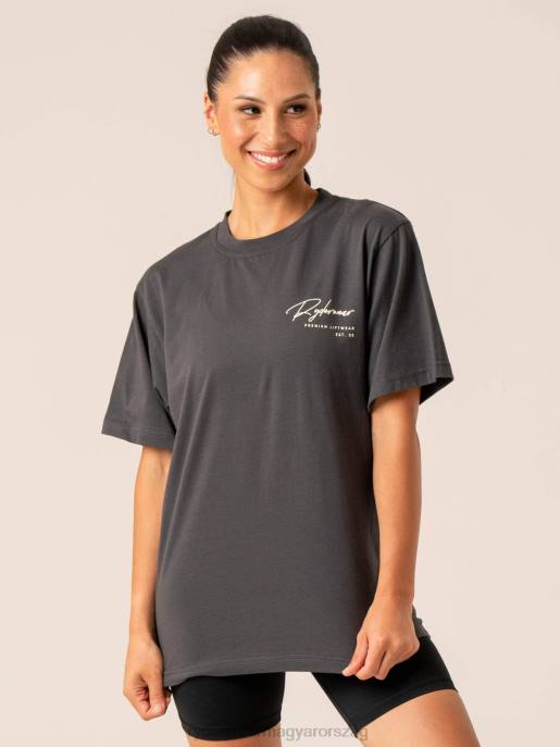 ruházat Ryderwear aláírás póló faszén nők B48F802