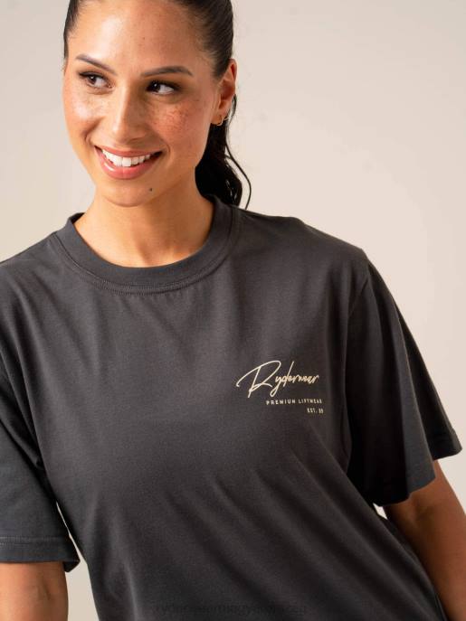 ruházat Ryderwear aláírás póló faszén nők B48F802