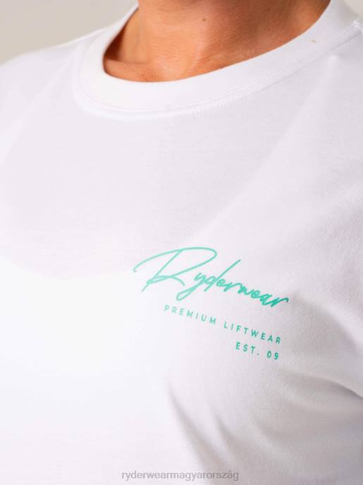 ruházat Ryderwear aláírás póló fehér nők B48F801