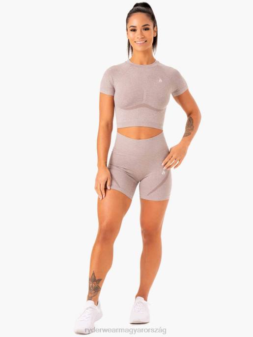 ruházat Ryderwear faragott varrat nélküli póló gomba márga nők B48F973