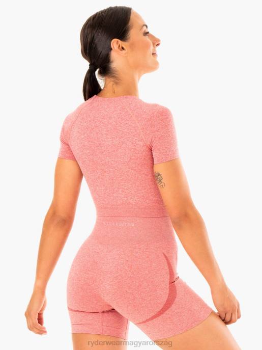 ruházat Ryderwear faragott varrat nélküli póló rózsaszín márga nők B48F917