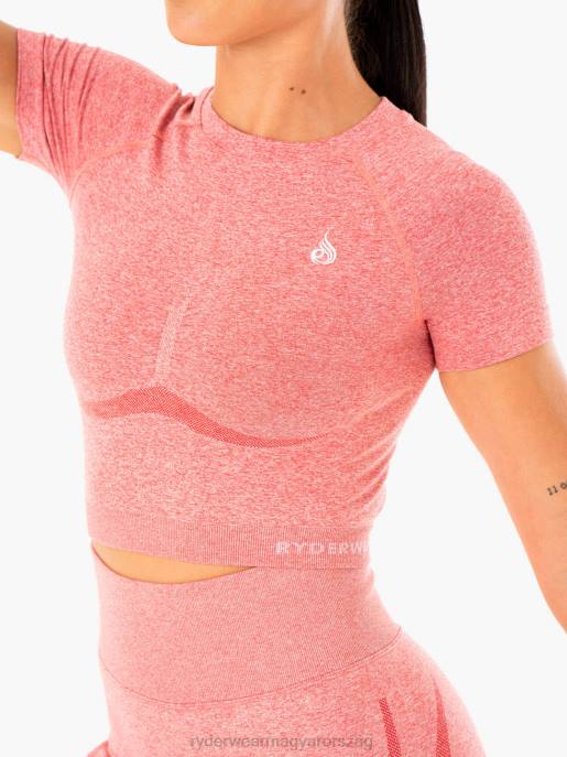 ruházat Ryderwear faragott varrat nélküli póló rózsaszín márga nők B48F917