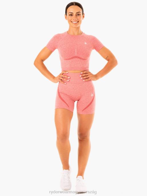 ruházat Ryderwear faragott varrat nélküli póló rózsaszín márga nők B48F917