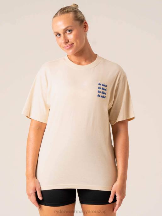 ruházat Ryderwear légy kedves póló kréta nők B48F798