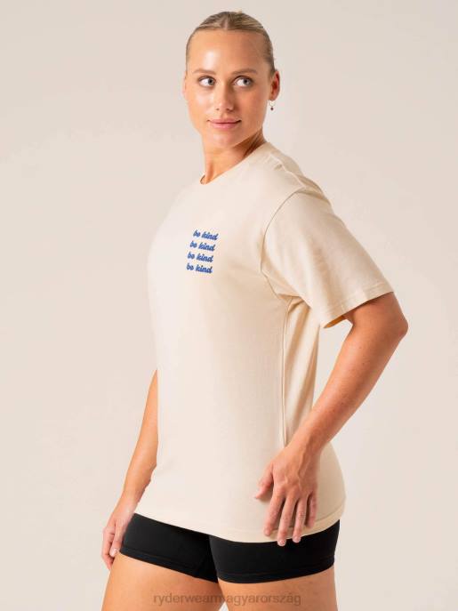 ruházat Ryderwear légy kedves póló kréta nők B48F798