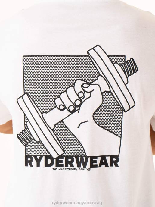 ruházat Ryderwear lift túlméretezett unisex póló fehér nők B48F853