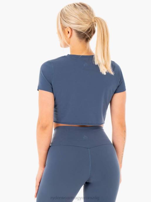 ruházat Ryderwear mozgásra vágott póló acél kék nők B48F1060