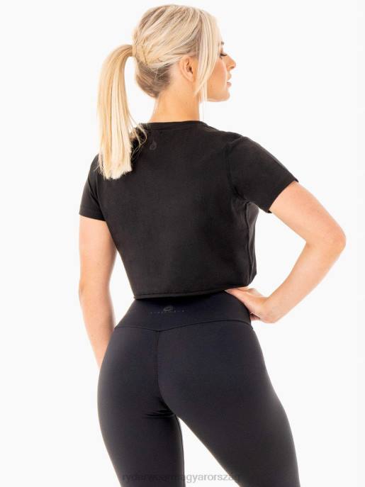 ruházat Ryderwear mozgásra vágott póló fekete nők B48F1055