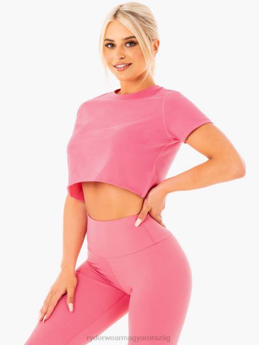 ruházat Ryderwear mozgásra vágott póló rózsaszín limonádé nők B48F1058