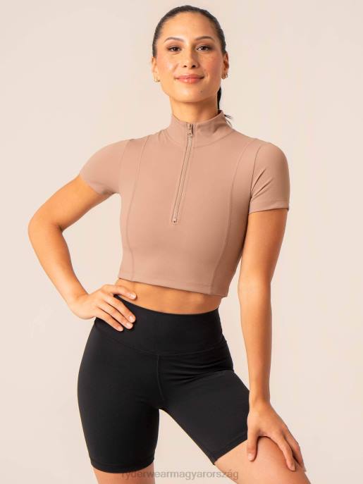 ruházat Ryderwear nkd félcipzáras póló tópszín nők B48F773