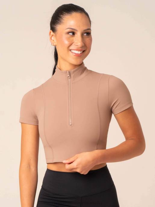 ruházat Ryderwear nkd félcipzáras póló tópszín nők B48F773