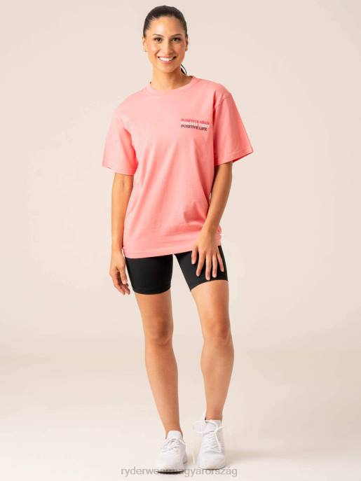 ruházat Ryderwear pozitív hangulatú póló rózsaszín nők B48F803