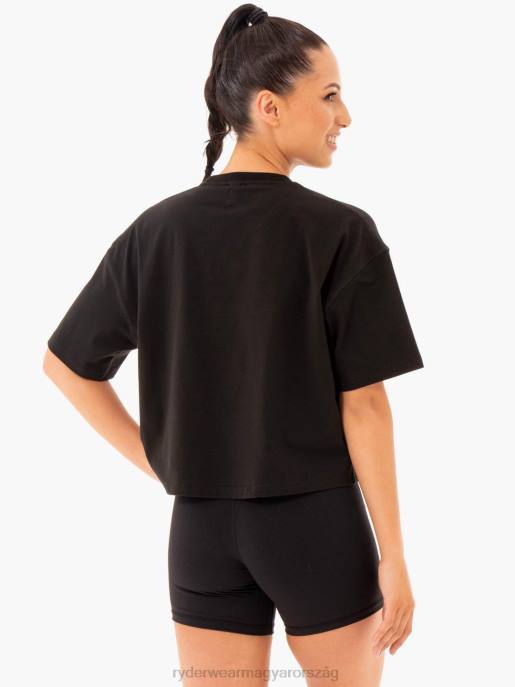 ruházat Ryderwear stúdió póló fekete nők B48F998