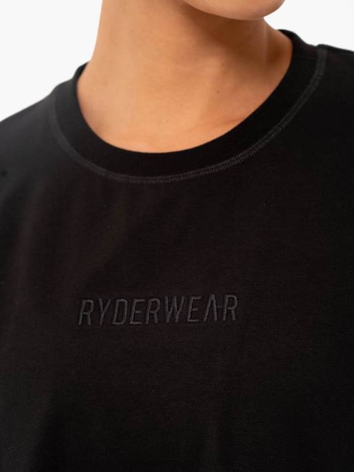 ruházat Ryderwear stúdió póló fekete nők B48F998