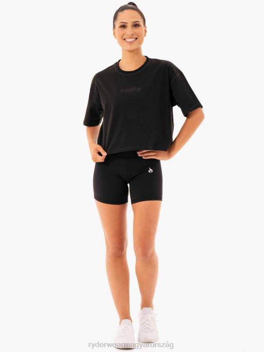 ruházat Ryderwear stúdió póló fekete nők B48F998