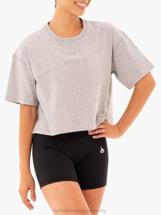 ruházat Ryderwear stúdió póló szürke márga nők B48F997