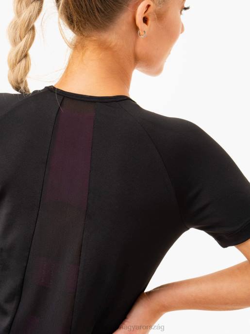 ruházat Ryderwear szintnövelő edző póló fekete nők B48F844