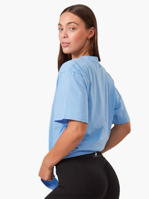 ruházat Ryderwear túlméretezett póló égszínkék nők B48F1104