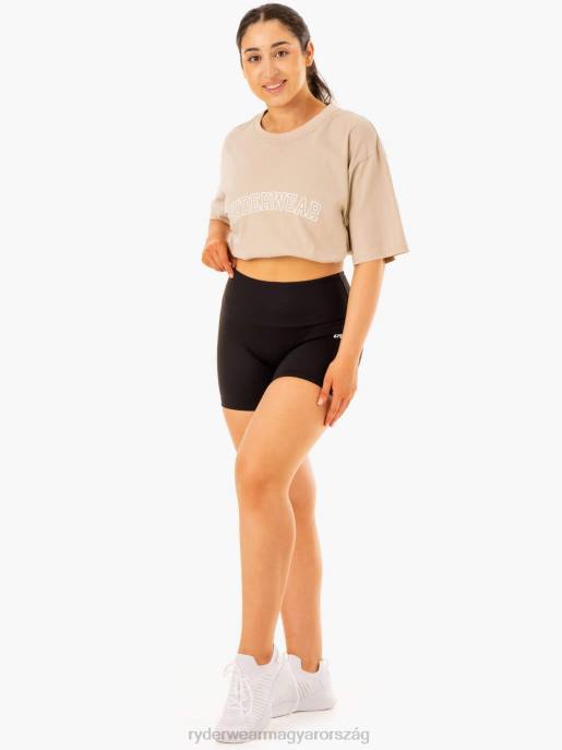 ruházat Ryderwear túlméretezett póló homokkő nők B48F1110