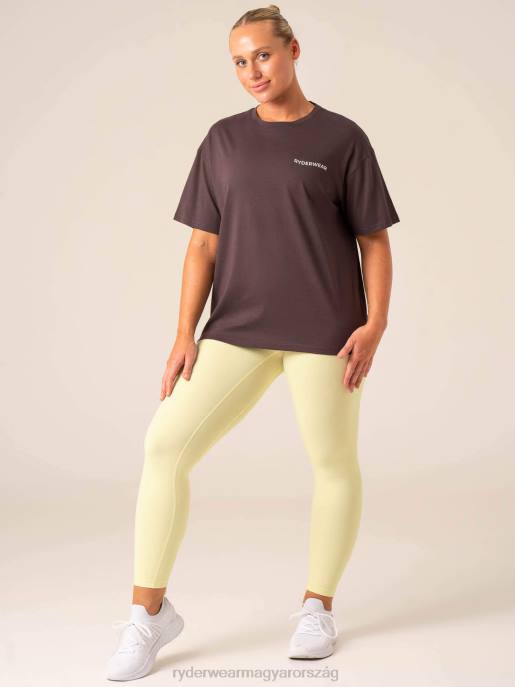 ruházat Ryderwear túlméretezett pólót testesít meg szilva nők B48F743