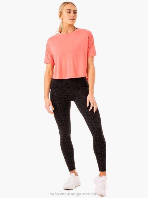 ruházat Ryderwear ultra gombóc póló korall nők B48F941