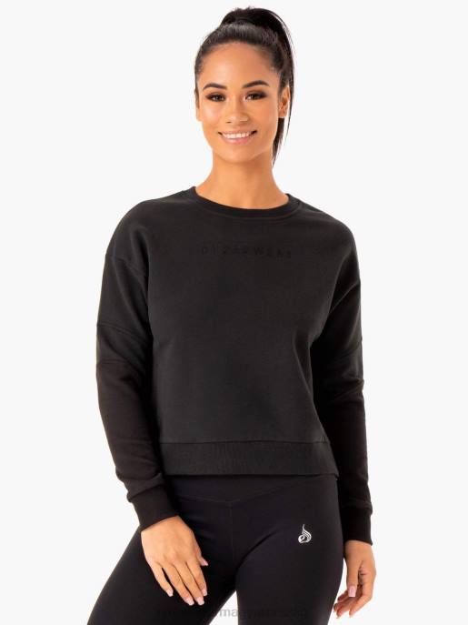 ruházat Ryderwear hibrid pulóver jumper fekete/szén nők B48F989