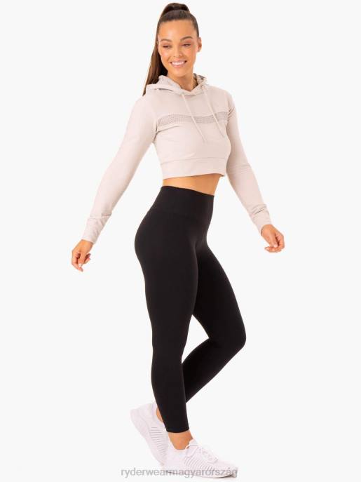 ruházat Ryderwear hibrid testre szabott kapucnis pulcsi elefántcsont nők B48F991