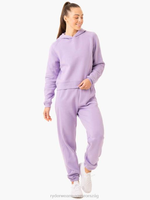 ruházat Ryderwear oldalsó kapucnis pulcsi halványlila nők B48F849