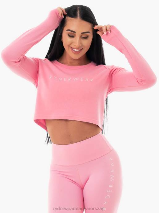 ruházat Ryderwear kapcsos vágott pulóver rózsaszín nők B48F1096