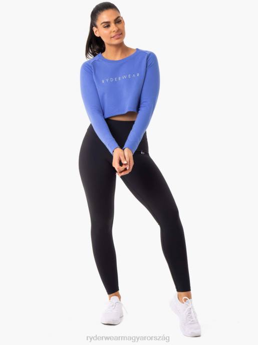ruházat Ryderwear kapcsos vágott pulóver írisz kék nők B48F1026