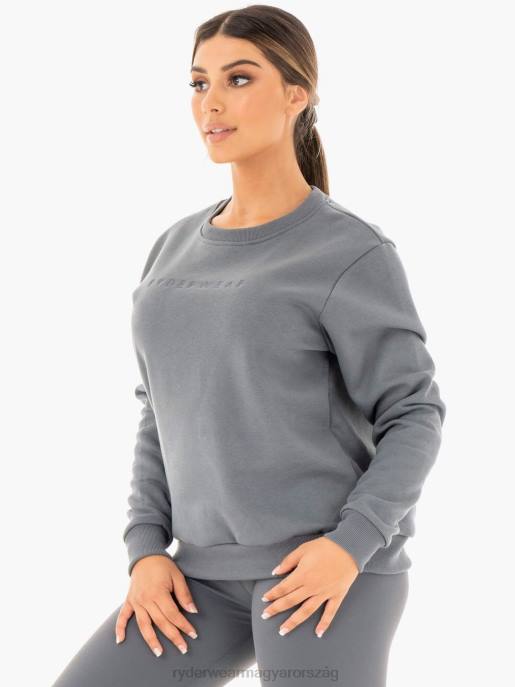 ruházat Ryderwear motion oversize pulóver faszén nők B48F1074