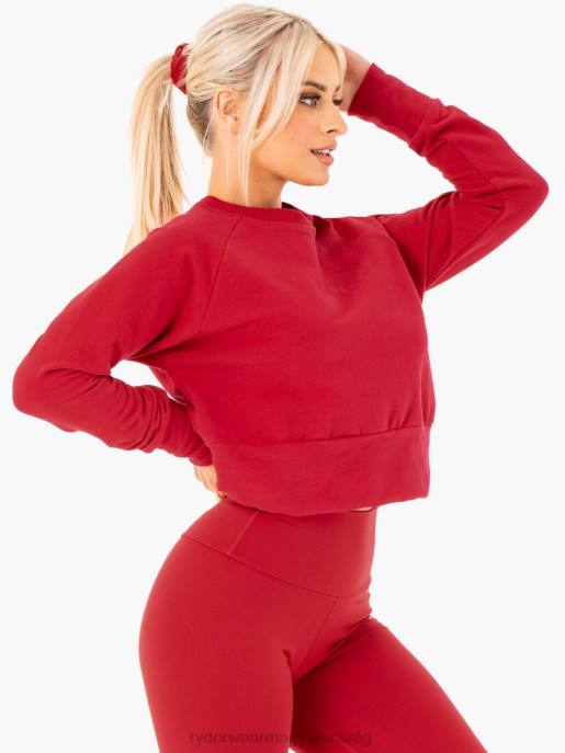 ruházat Ryderwear mozgás pulóver piros nők B48F1064