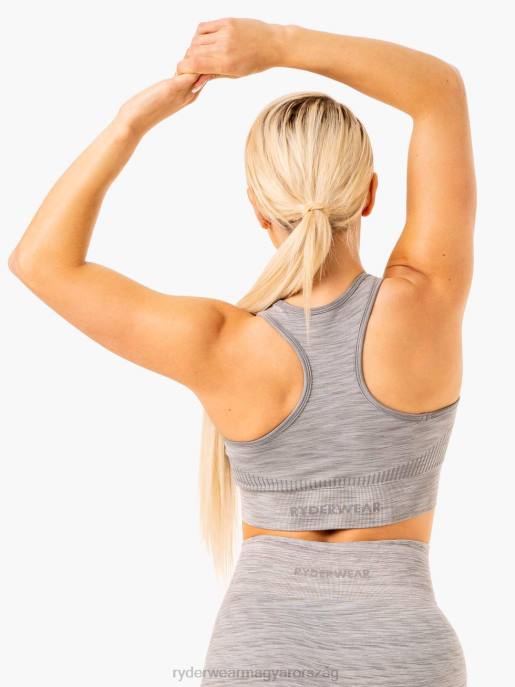 ruházat Ryderwear Evolve zökkenőmentes horogsoros sportmelltartó szürke nők B48F395