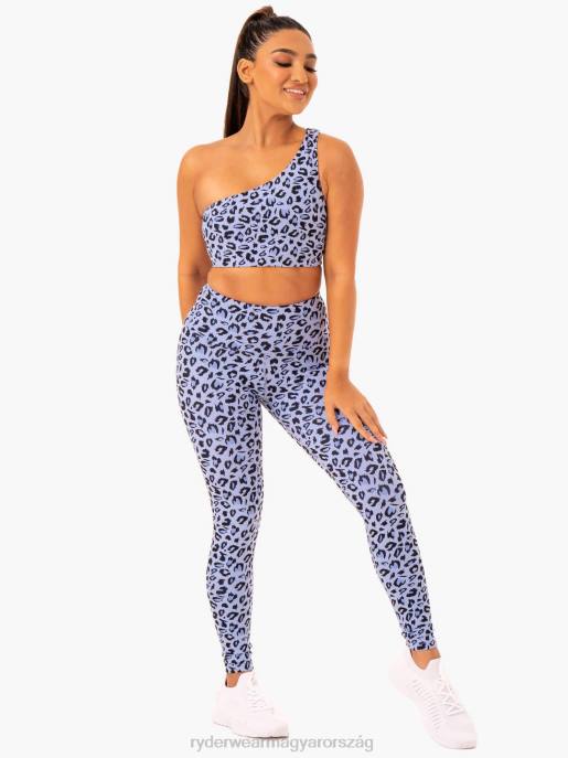 ruházat Ryderwear adaptáld az egyik vállú sportmelltartót levendula leopárd nők B48F428