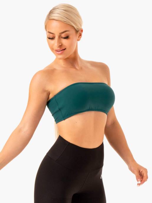 ruházat Ryderwear bandeau sportmelltartó a zöldeskék nők B48F401