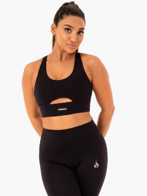 ruházat Ryderwear base racer hátsó sportmelltartó fekete nők B48F415