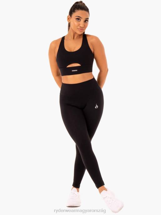 ruházat Ryderwear base racer hátsó sportmelltartó fekete nők B48F415