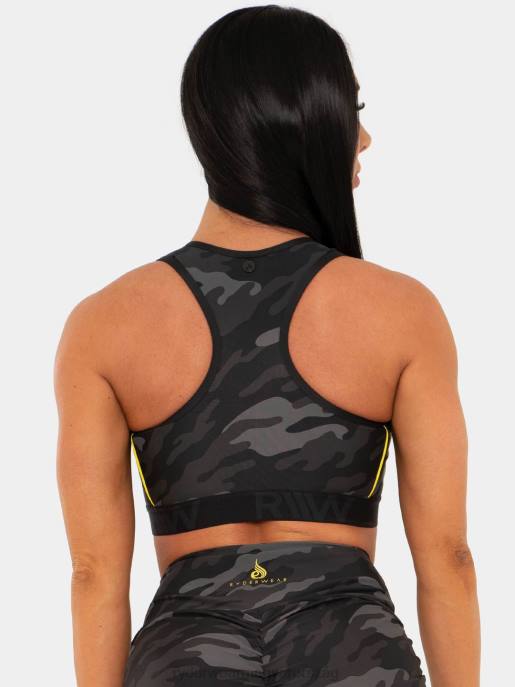 ruházat Ryderwear bfcamo cipzáras sportmelltartó camo nők B48F506
