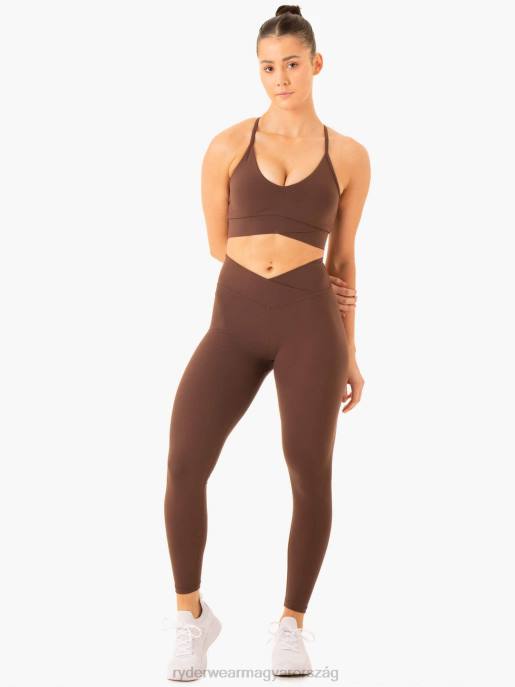 ruházat Ryderwear derűs cross over sportmelltartó csokoládé nők B48F313