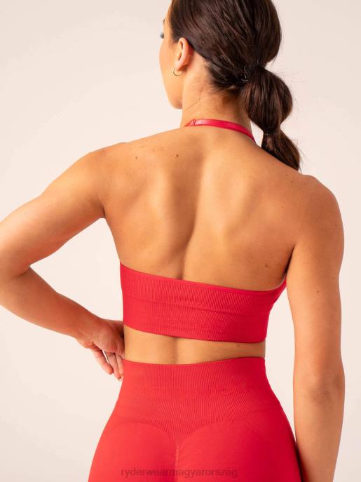 ruházat Ryderwear emelő borda varrat nélküli kötőfékű sportmelltartó chili nők B48F191