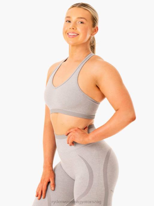 ruházat Ryderwear excel varrat nélküli sportmelltartó szürke márga nők B48F324