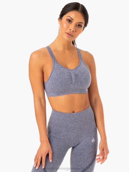 ruházat Ryderwear faragott varrat nélküli sportmelltartó tengerész márga nők B48F406