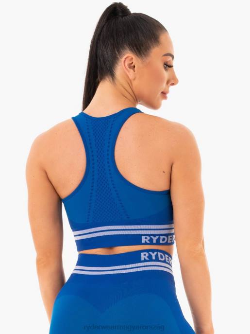 ruházat Ryderwear freestyle varrat nélküli longline sportmelltartó kék nők B48F493