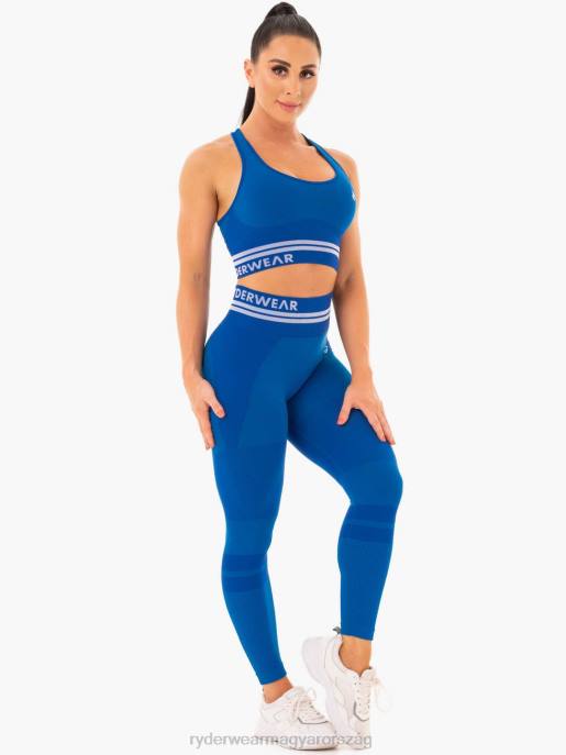 ruházat Ryderwear freestyle varrat nélküli longline sportmelltartó kék nők B48F493
